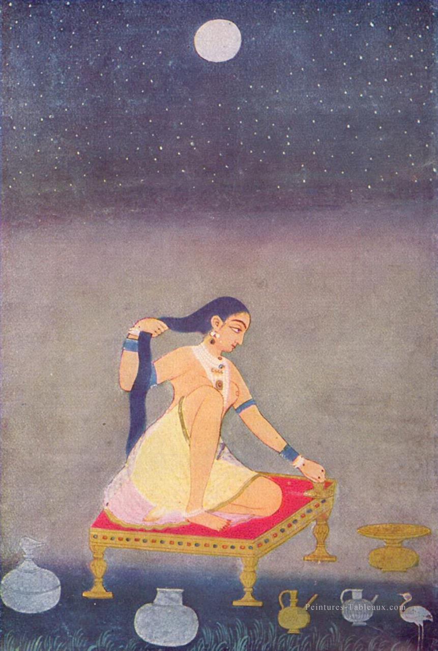 Indischer Maler Indienne Peintures à l'huile